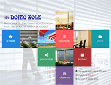 Tablet Screenshot of domo-sole.hr